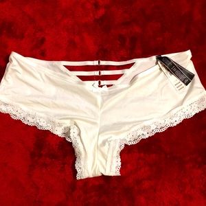 White victoria’s secret cheeky panties